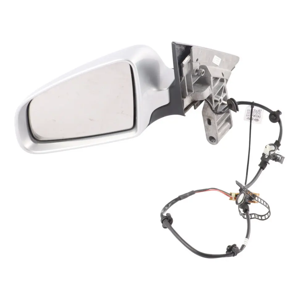 Audi A4 B7 Door Wing Mirror Outside Left N/S Light Silver Metallic - Y7W