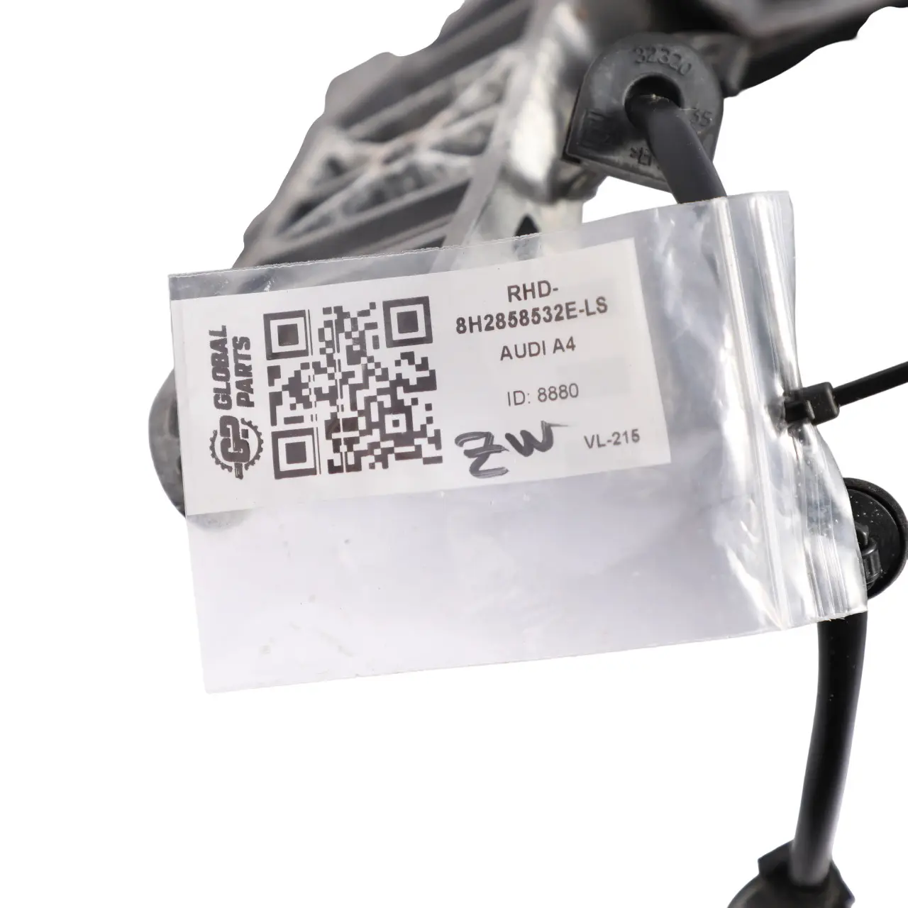 Door Wing Mirror Audi A4 B7 8H Outside Right O/S 8H2858532E Light - Y7W Silver