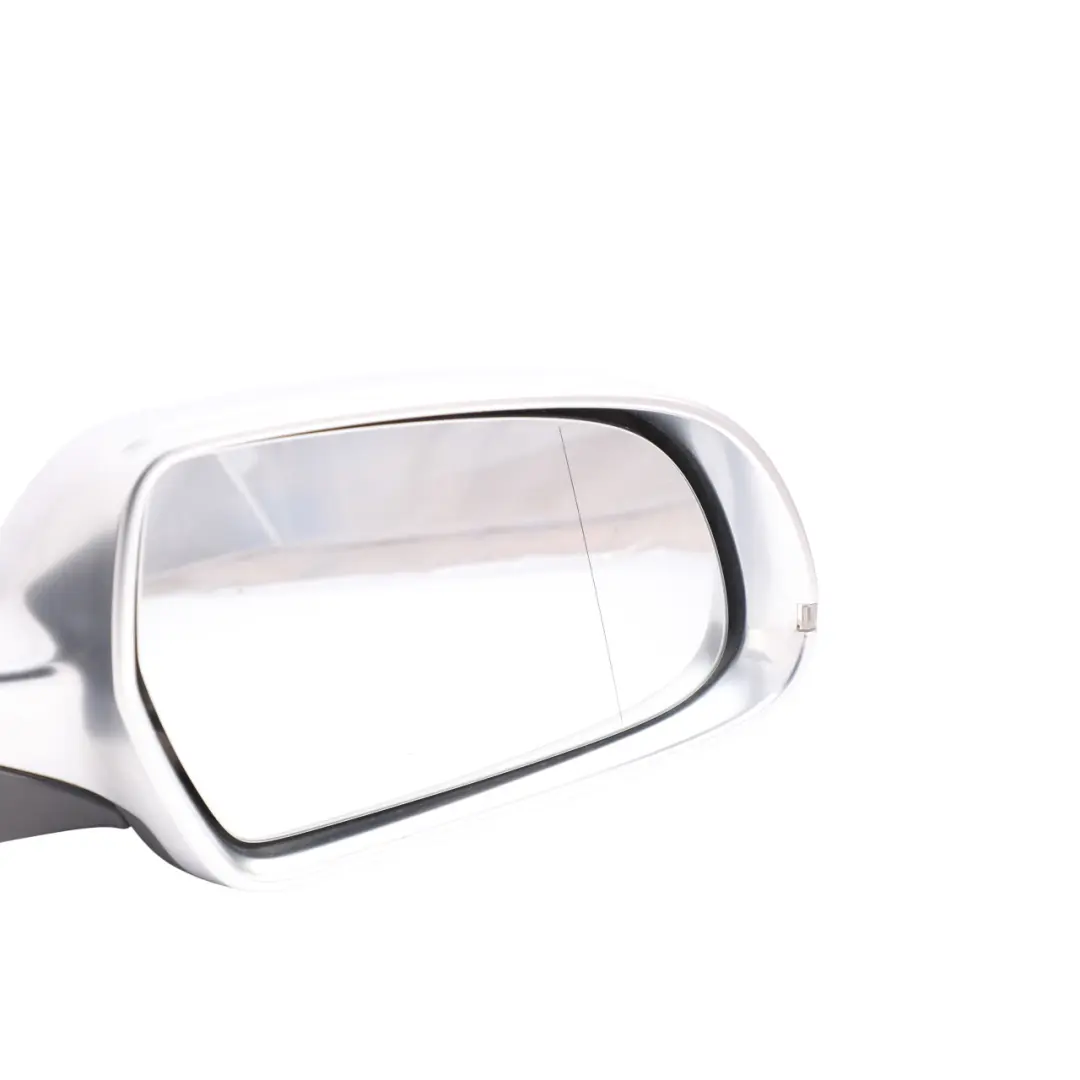 Audi A4 B8 Door Right O/S Mirror Wing Electric Aluminium Mat - SKU RHD-8K2857410AF-ALU - Part number 8K2857410AF