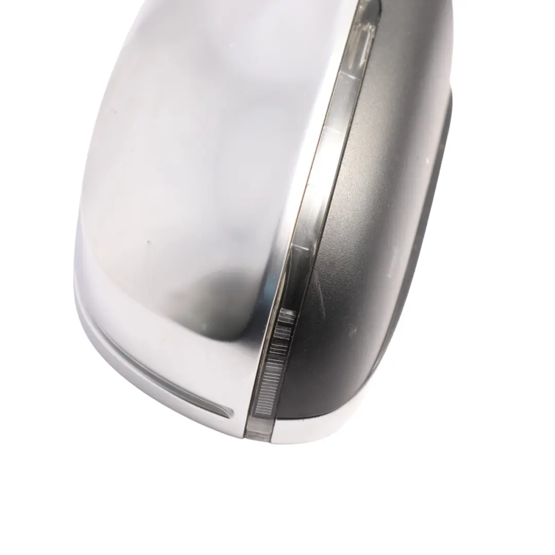 Audi A4 B8 Door Right O/S Mirror Wing Electric Aluminium Mat - SKU RHD-8K2857410AF-ALU - Part number 8K2857410AF