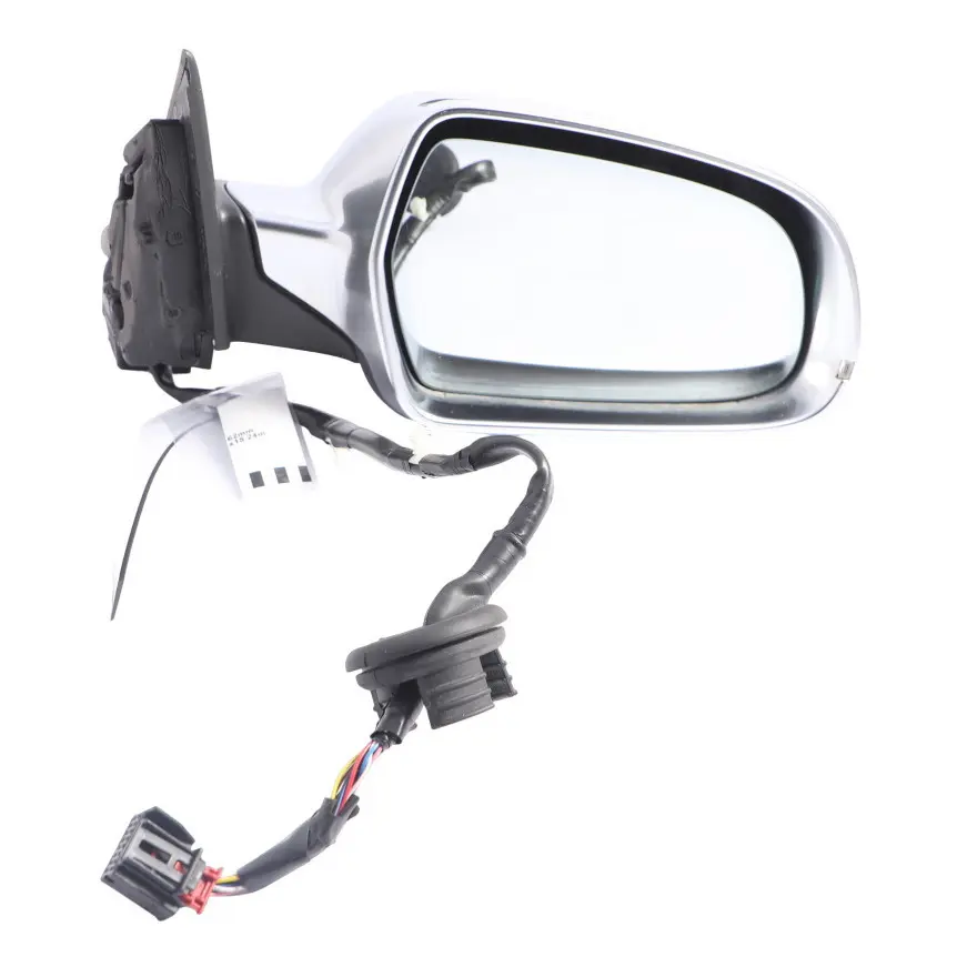 Audi A3 8P Electric Heated Wing Mirror Right O/S 16 Pins Aluminium 8P2858532GC