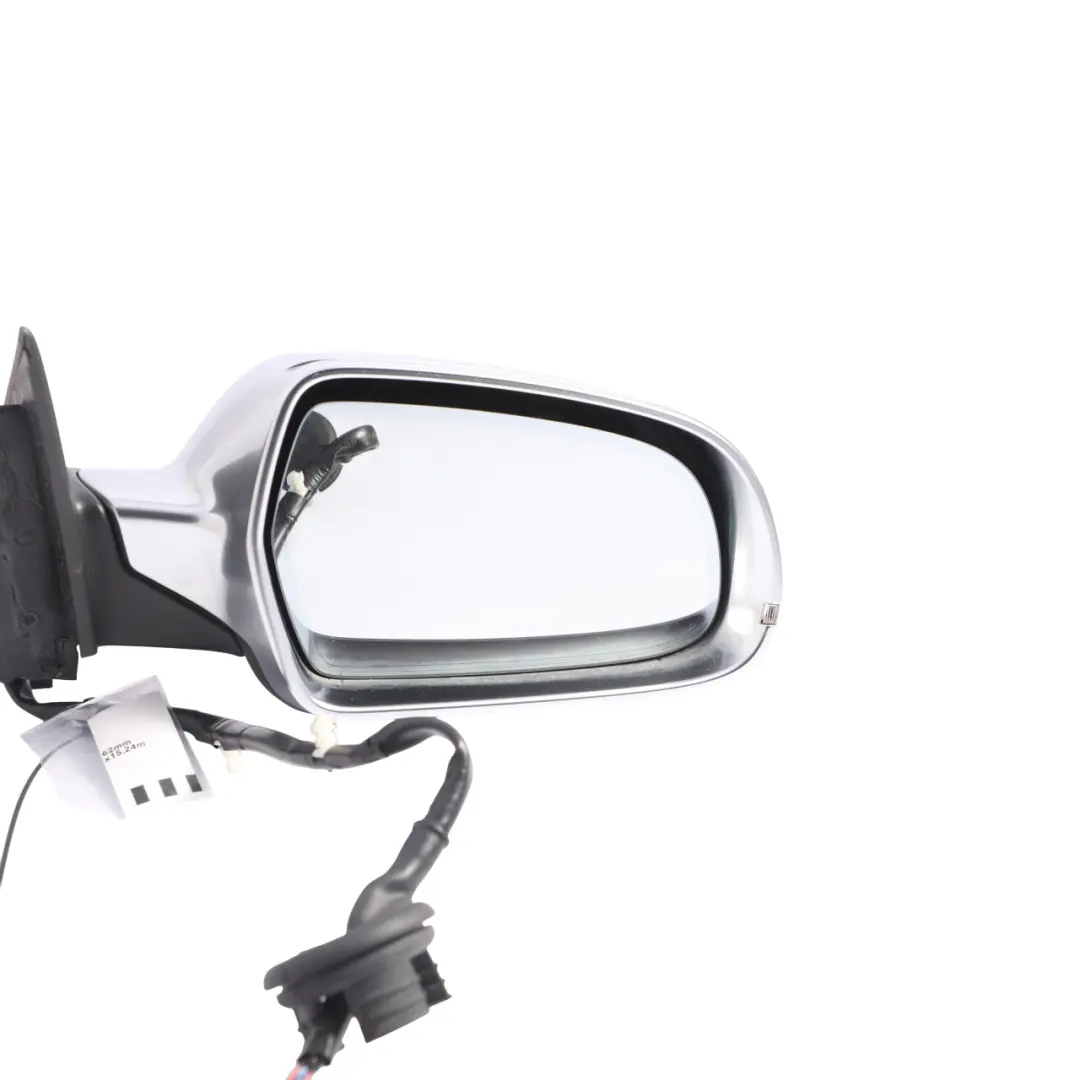 Audi A3 8P Electric Heated Wing Mirror Right O/S 16 Pins Aluminium - SKU RHD-8P2858532GC-ALU - Part number 8P2858532GC