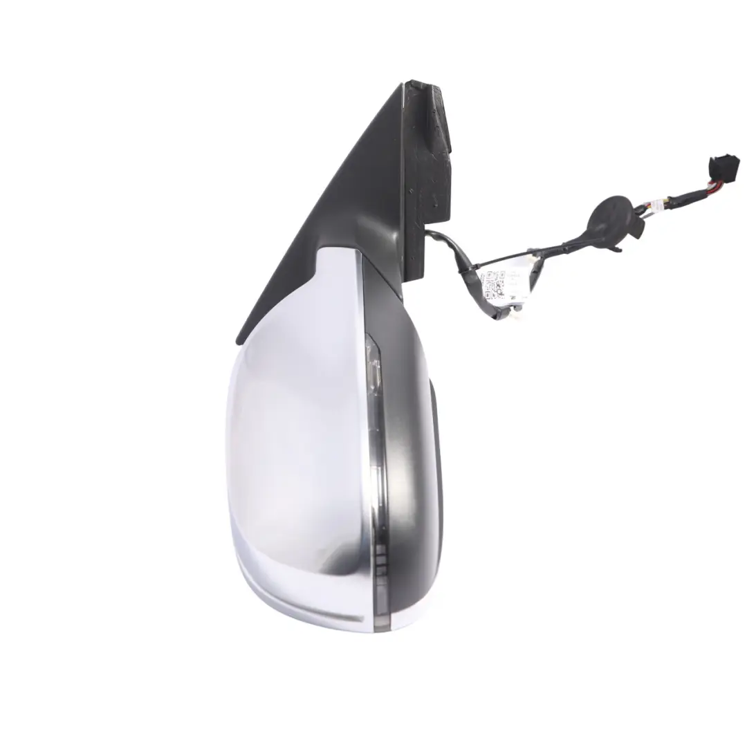 Audi A3 8P Electric Heated Wing Mirror Right O/S 16 Pins Aluminium - SKU RHD-8P2858532GC-ALU - Part number 8P2858532GC