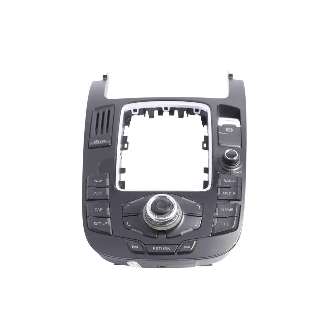 Sat Nav MMI Centre Console Cover Panel Switch Button Block to Audi A4 B8 with Part number 8T0919609F Audi A4 B8 Sat Nav MMI Centre Console Cover Panel Switch Button Block - SKU RHD-8T0919609F-1 - Part number 8T0919609F