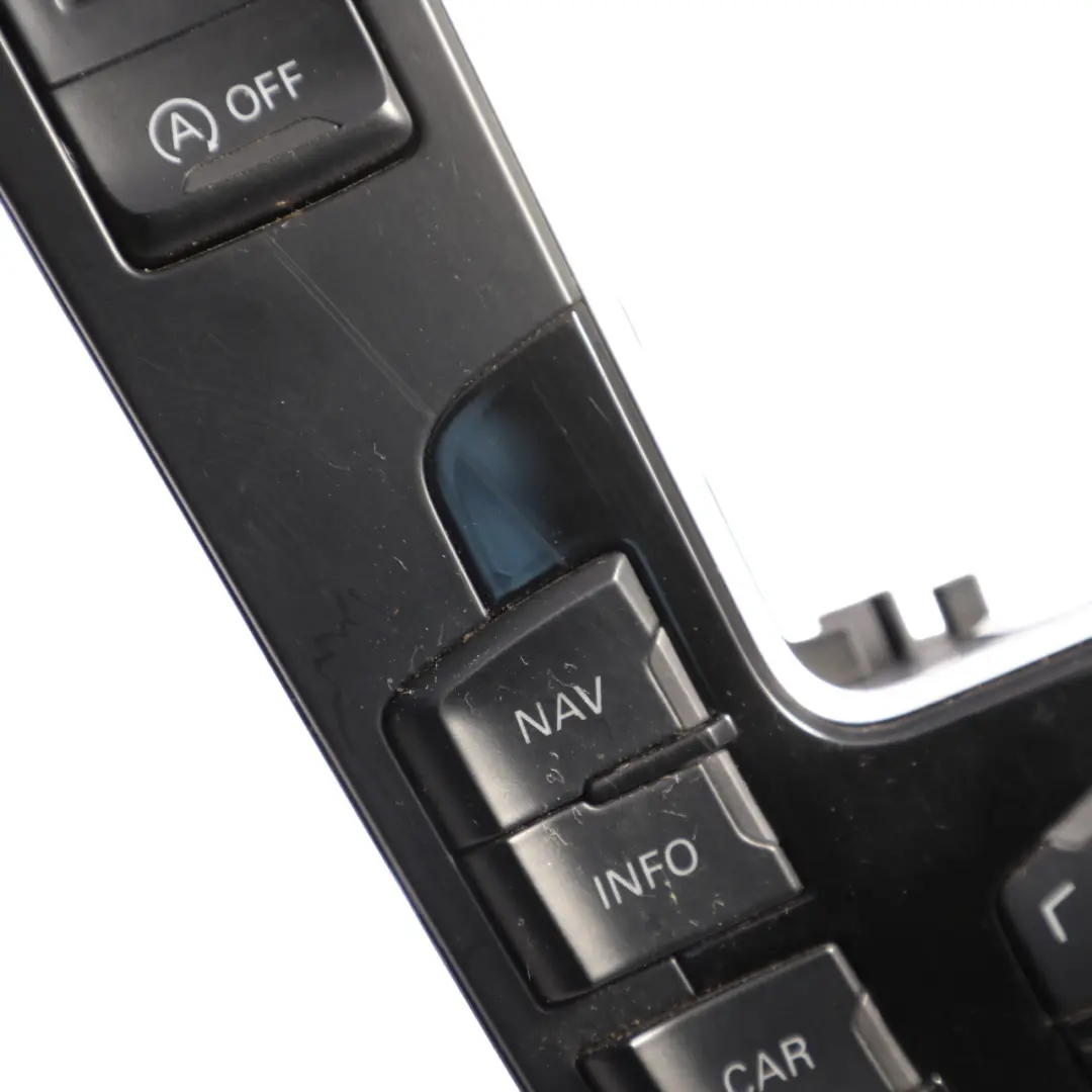 Sat Nav MMI Centre Console Cover Panel Switch Button Block to Audi A4 B8 with Part number 8T0919609F Audi A4 B8 Sat Nav MMI Centre Console Cover Panel Switch Button Block - SKU RHD-8T0919609F-1 - Part number 8T0919609F