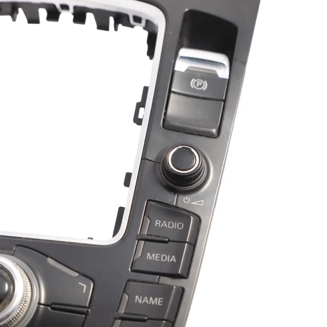 Sat Nav MMI Centre Console Cover Panel Switch Button Block to Audi A4 B8 with Part number 8T0919609F Audi A4 B8 Sat Nav MMI Centre Console Cover Panel Switch Button Block - SKU RHD-8T0919609F-1 - Part number 8T0919609F