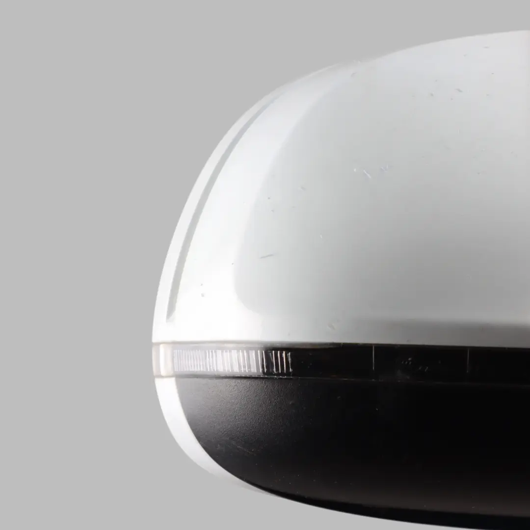 Audi A5 8T Door Wing Mirror Right O/S Glacier White Pearl - S9R - SKU RHD-8T2857410AF-MGW - Part number 8T2857410AF