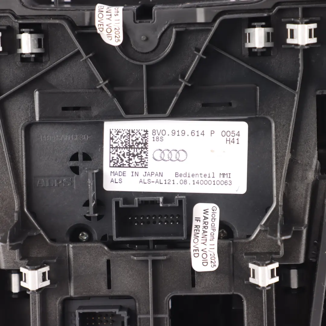 Sat Nav Multimedia Control Unit Cover Trim Cup Holder to Audi A3 8V with Part number 8V0919614P Audi A3 8V Sat Nav Multimedia Control Unit Cover Trim Cup Holder - SKU RHD-8V0919614P-3 - Part number 8V0919614P