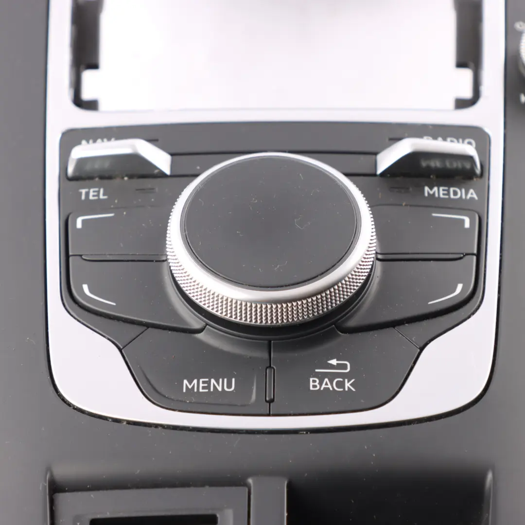 Sat Nav Multimedia Control Unit Cover Trim Cup Holder to Audi A3 8V with Part number 8V0919614P Audi A3 8V Sat Nav Multimedia Control Unit Cover Trim Cup Holder - SKU RHD-8V0919614P-3 - Part number 8V0919614P