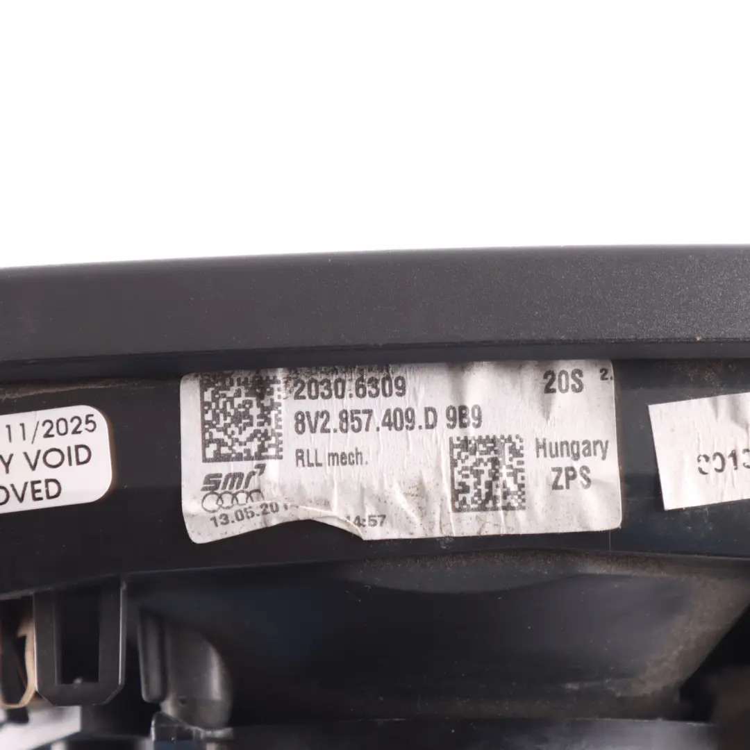 Audi A3 8V Door Wing Mirror Base Front Left N/S - SKU RHD-8V2857409F-1 - Part number 8V2857409F