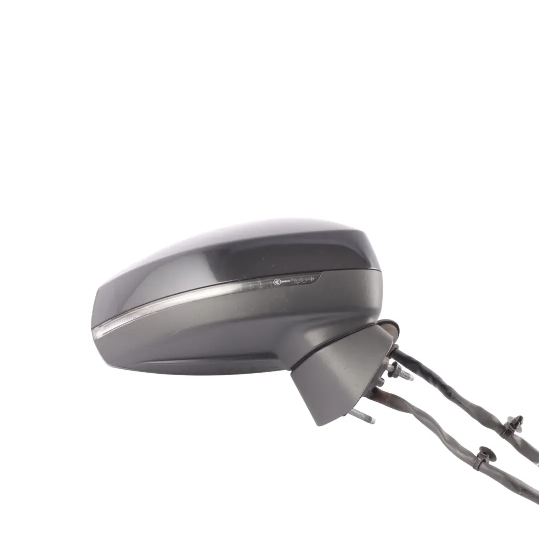 Audi A3 8V Wing Mirror Electric Door Right O/S Outside Brilliant Black - Y9B - SKU RHD-8V2857410F-BBL - Part number 8V2857410F