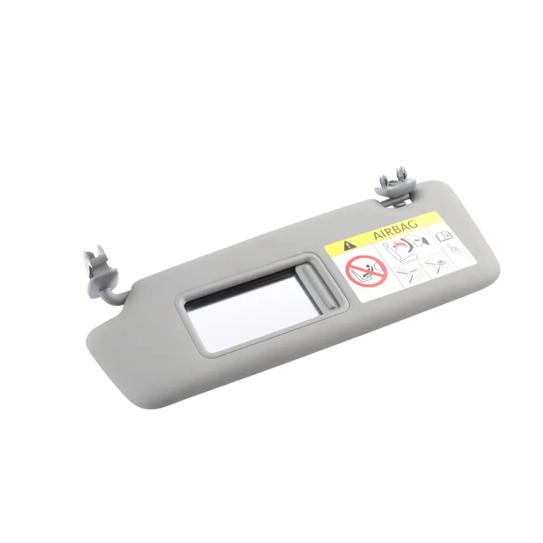 Audi A3 S3 8V Sun Visor Iluminated Mirror Left N/S Side Grey - SKU RHD-8V2857551F-3 - Part number 8V2857551F