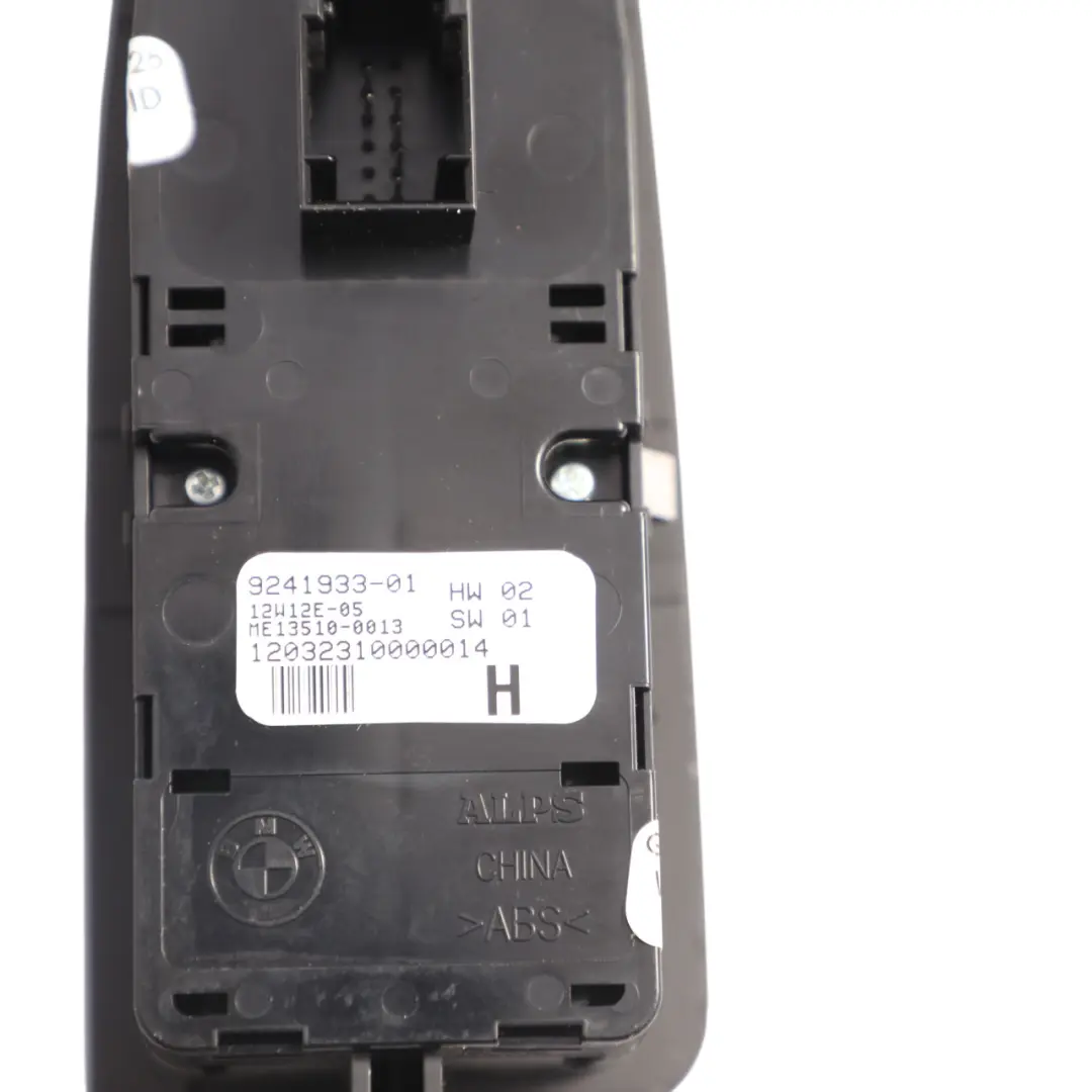 Window Lifter Switch Front Right O/S Door Control Module to BMW F01 F02 with Part number 9241933 BMW F01 F02 Window Lifter Switch Front Right O/S Door Control Module - SKU RHD-9241933 - Part number 9241933