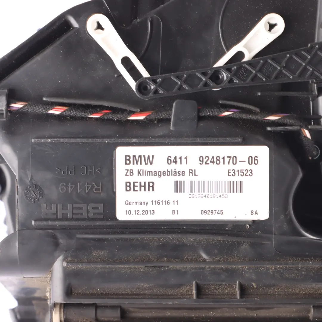 BMW F01 F10 F11 F12 F30 Air Heater Fan Blower Unit Motor - SKU RHD-9248170-2 - Part number 9248170