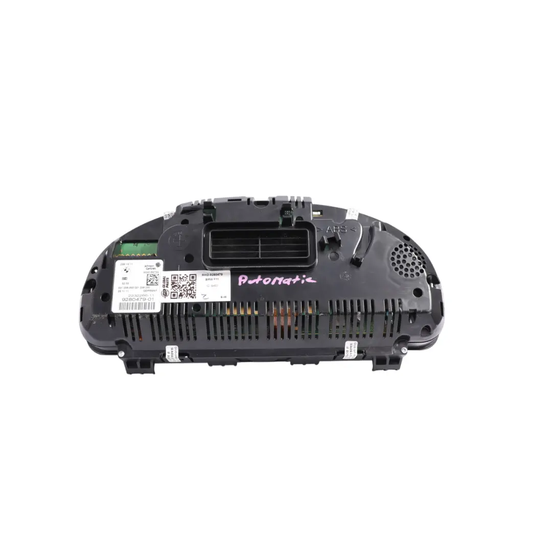 Instrument Cluster Speedometer Clocks Automatic Petrol to BMW F11 with Part number 9280479 BMW F11 Instrument Cluster Speedometer Clocks Automatic Petrol - SKU RHD-9280479 - Part number 9280479
