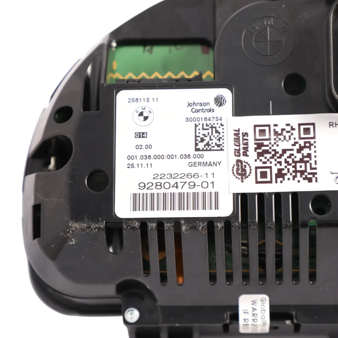 Instrument Cluster Speedometer Clocks Automatic Petrol to BMW F11 with Part number 9280479 BMW F11 Instrument Cluster Speedometer Clocks Automatic Petrol - SKU RHD-9280479 - Part number 9280479