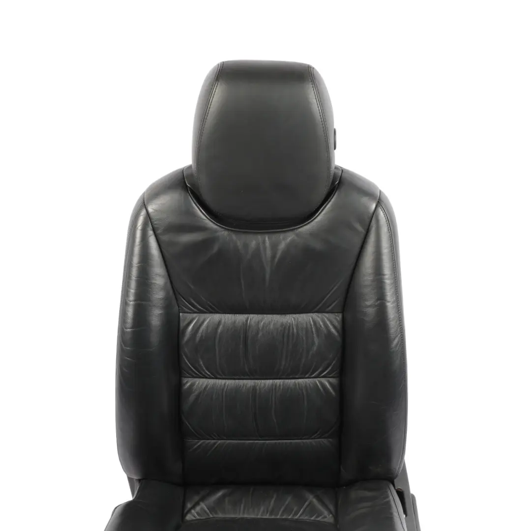 Porsche Cayenne 9PA Front Seat Leather Memory Heated Black Left N/S - SKU RHD-95552117100-1 - Part number 95552117100