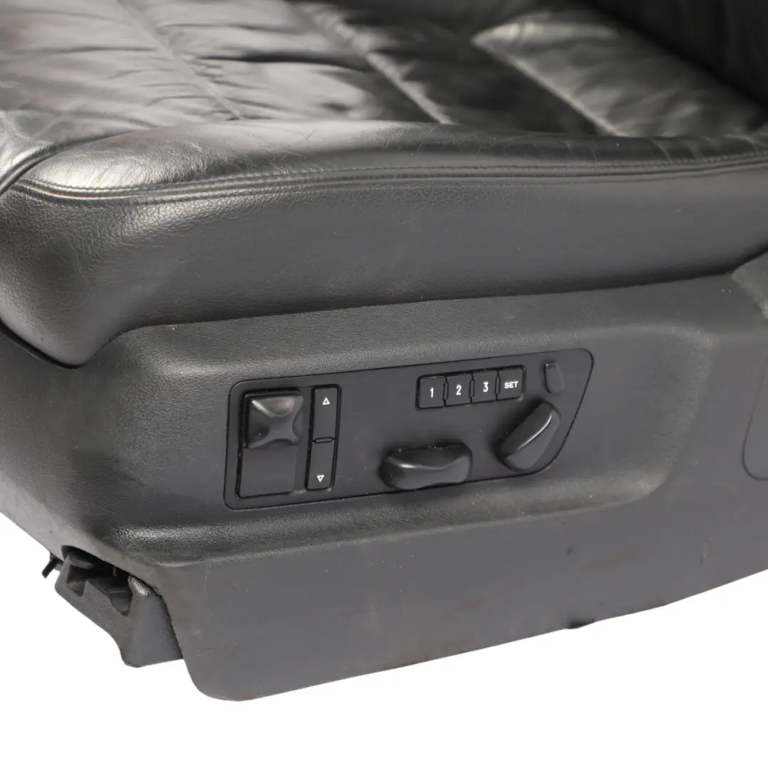 Front Seat Leather Memory Heated Black Left N/S to Porsche Cayenne 9PA with Part number 95552117100 Porsche Cayenne 9PA Front Seat Leather Memory Heated Black Left N/S - SKU RHD-95552117100-1 - Part number 95552117100