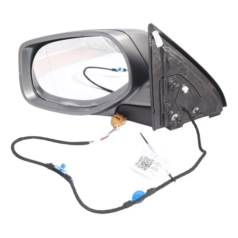 Porsche Cayenne 9PA Electric Mirror Wing Left N/S Door Meteor Grey Metallic M7W - SKU RHD-95573123102-MET - Part number 95573123102-MET