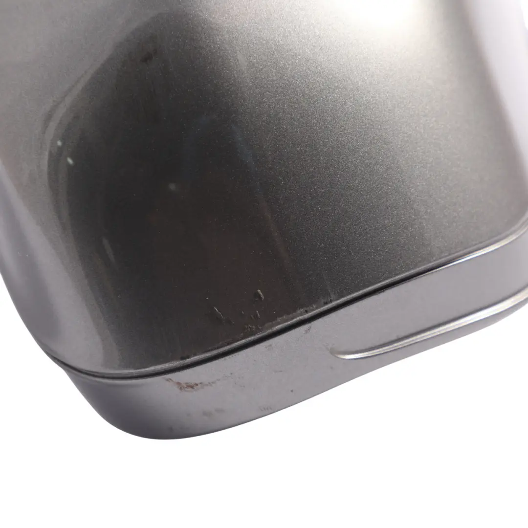 Porsche Cayenne 9PA Electric Mirror Wing Left N/S Door Meteor Grey Metallic M7W - SKU RHD-95573123102-MET - Part number 95573123102-MET