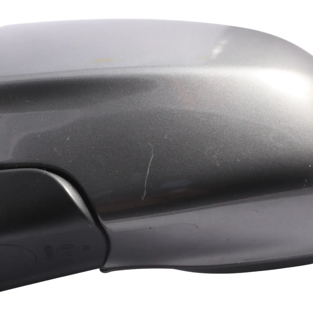 Porsche Cayenne 9PA Electric Mirror Wing Left N/S Door Meteor Grey Metallic M7W - SKU RHD-95573123102-MET - Part number 95573123102-MET