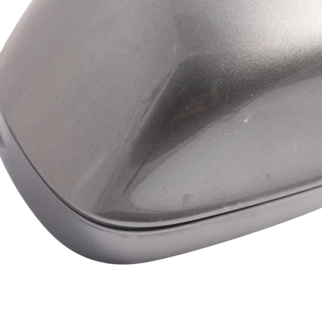 Porsche Cayenne 9PA Electric Mirror Wing Right O/S Door Meteor Grey Metallic M7W - SKU RHD-95573123202-MET - Part number 95573123202