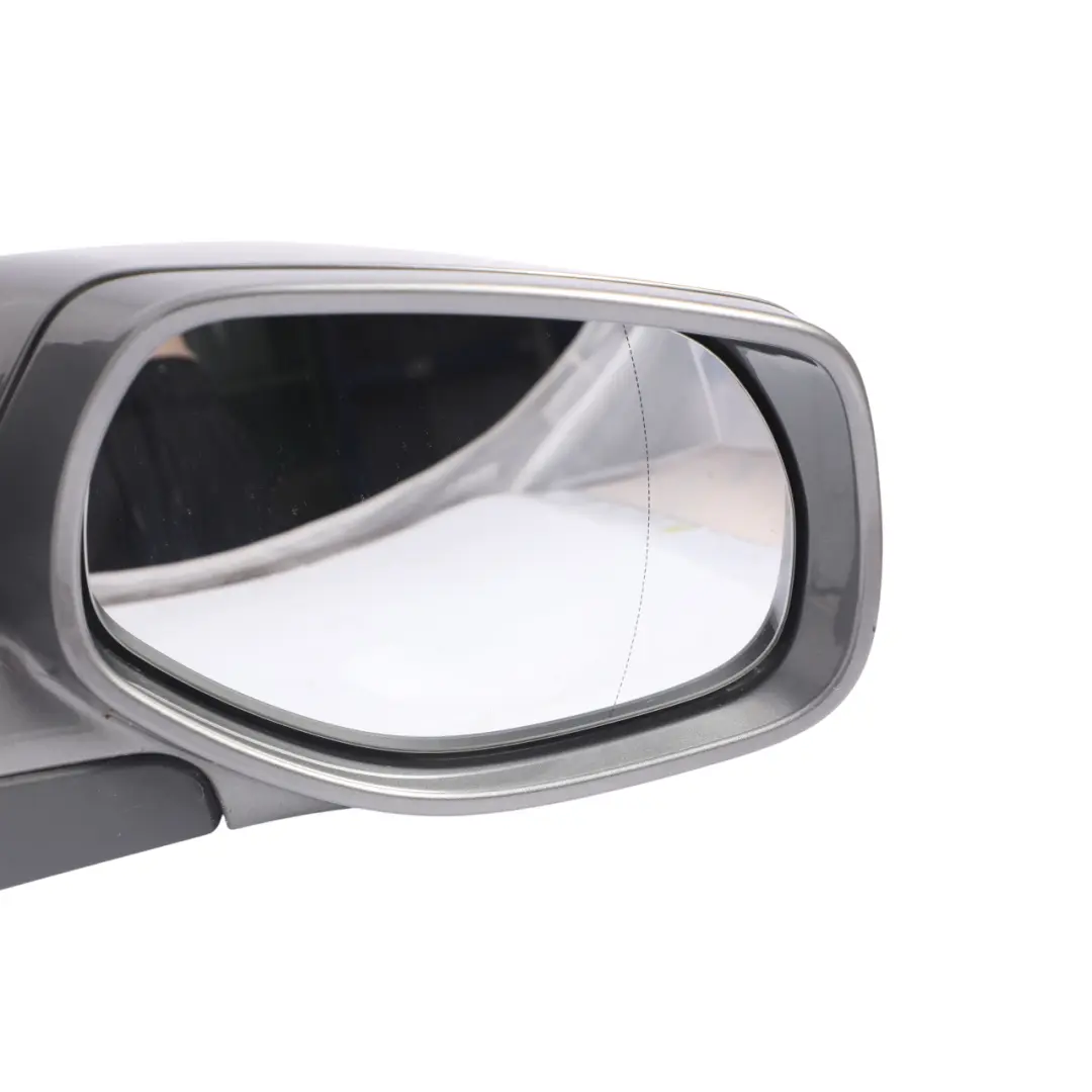 Porsche Cayenne 9PA Electric Mirror Wing Right O/S Door Meteor Grey Metallic M7W - SKU RHD-95573123202-MET - Part number 95573123202