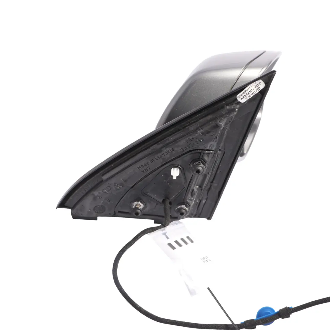 Mirror Wing Right O/S Door Meteor Grey Metallic M7W to Porsche Cayenne 9PA Electric with Part number 95573123202 Porsche Cayenne 9PA Electric Mirror Wing Right O/S Door Meteor Grey Metallic M7W - SKU RHD-95573123202-MET - Part number 95573123202