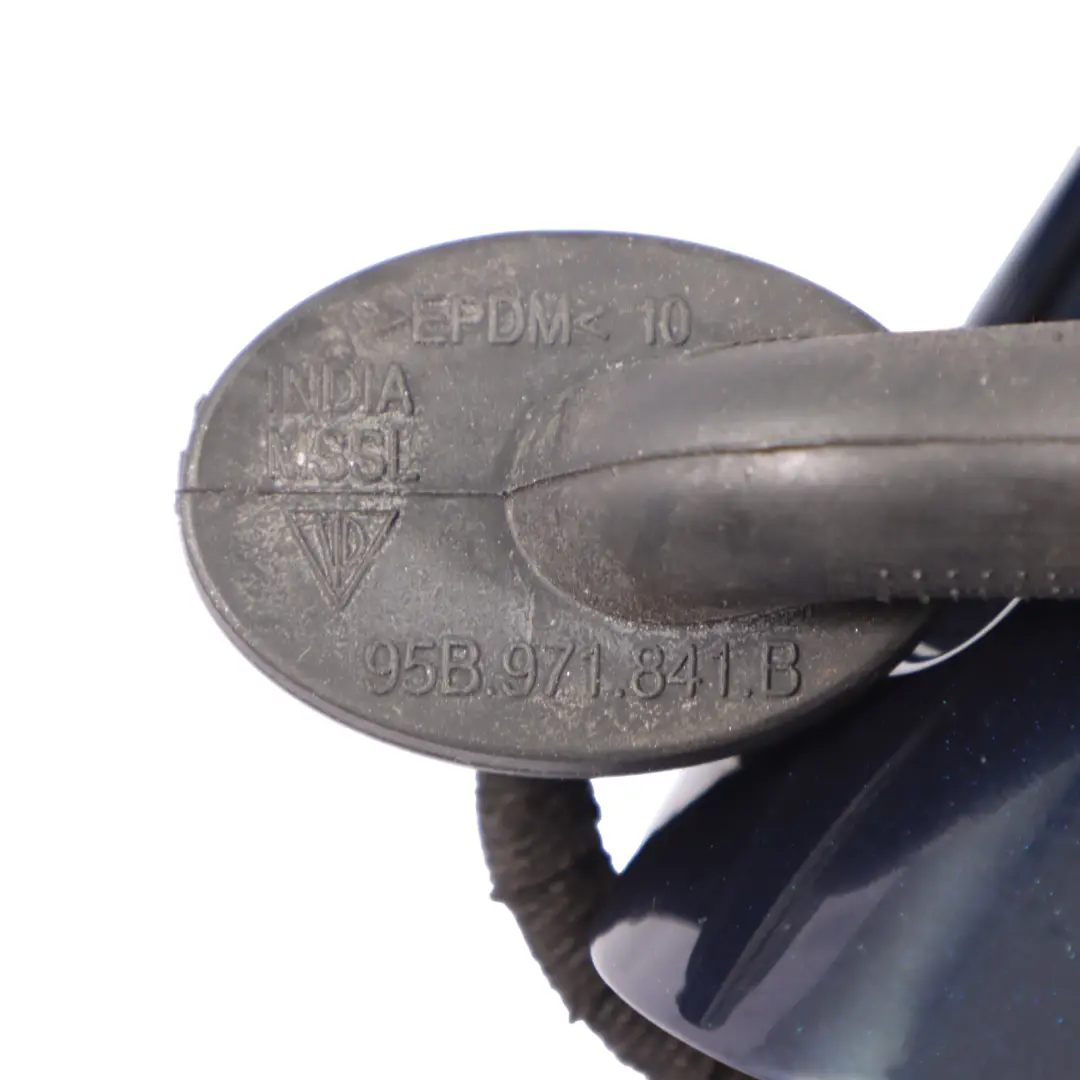 Porsche Macan 95B Side View Wing Mirror Electric Left N/S Midnight Blue - M5F - SKU RHD-95B857541-MIBL - Part number 95B857541-MIBL