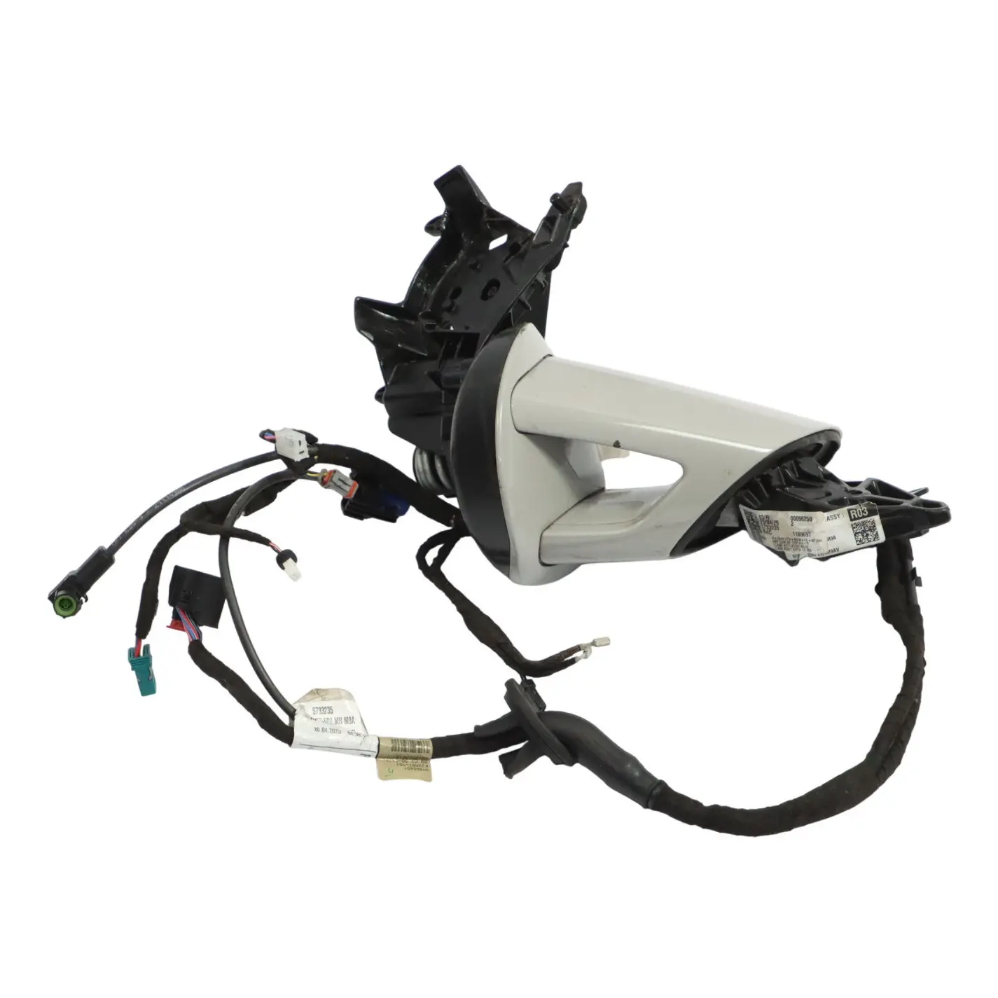 Porsche Macan 95B Side View Wing Mirror Base Electric Right O/S Chalk - M9A