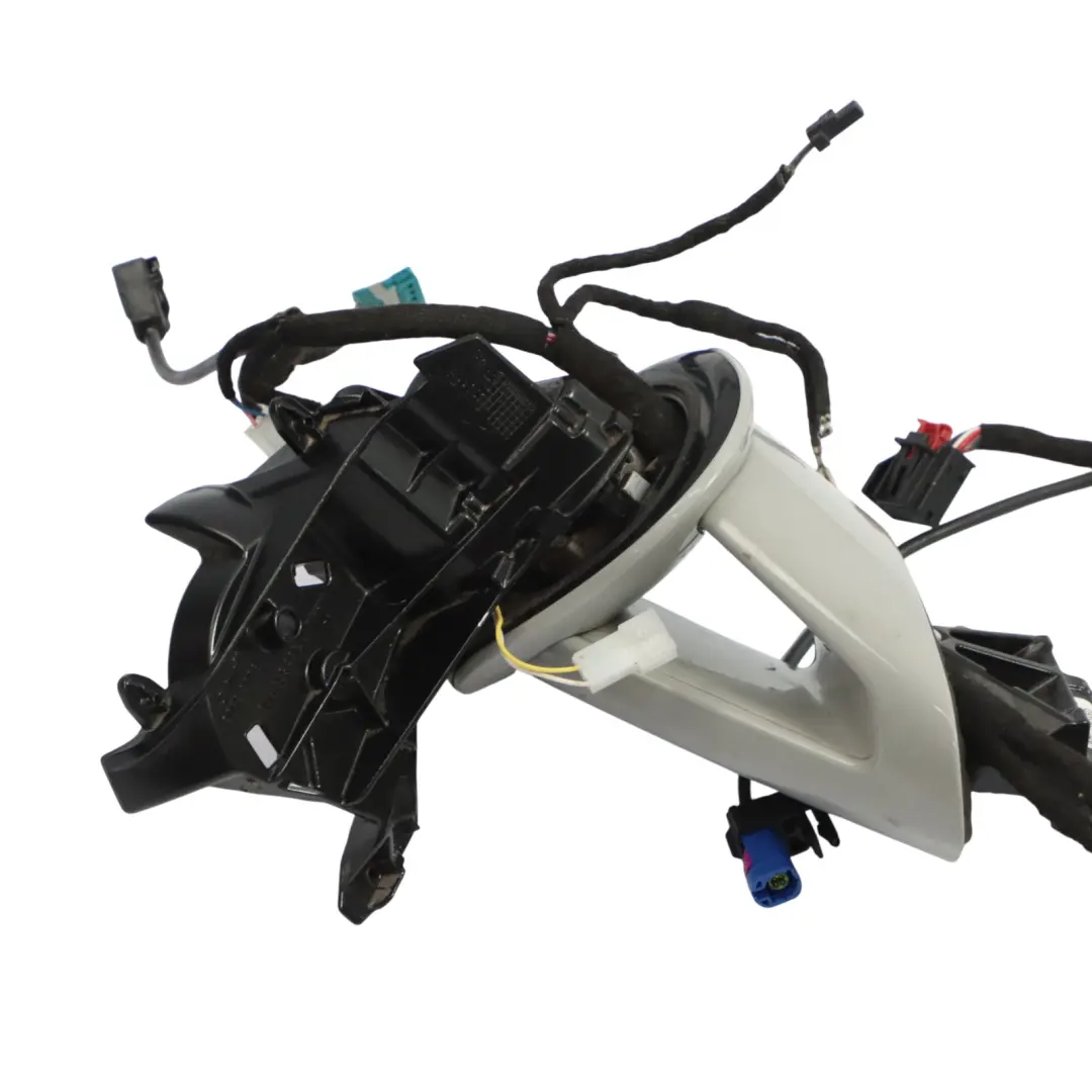 Porsche Macan 95B Side View Wing Mirror Base Electric Right O/S Chalk - M9A - SKU RHD-95B857542-CHA - Part number 95B857542-CHA