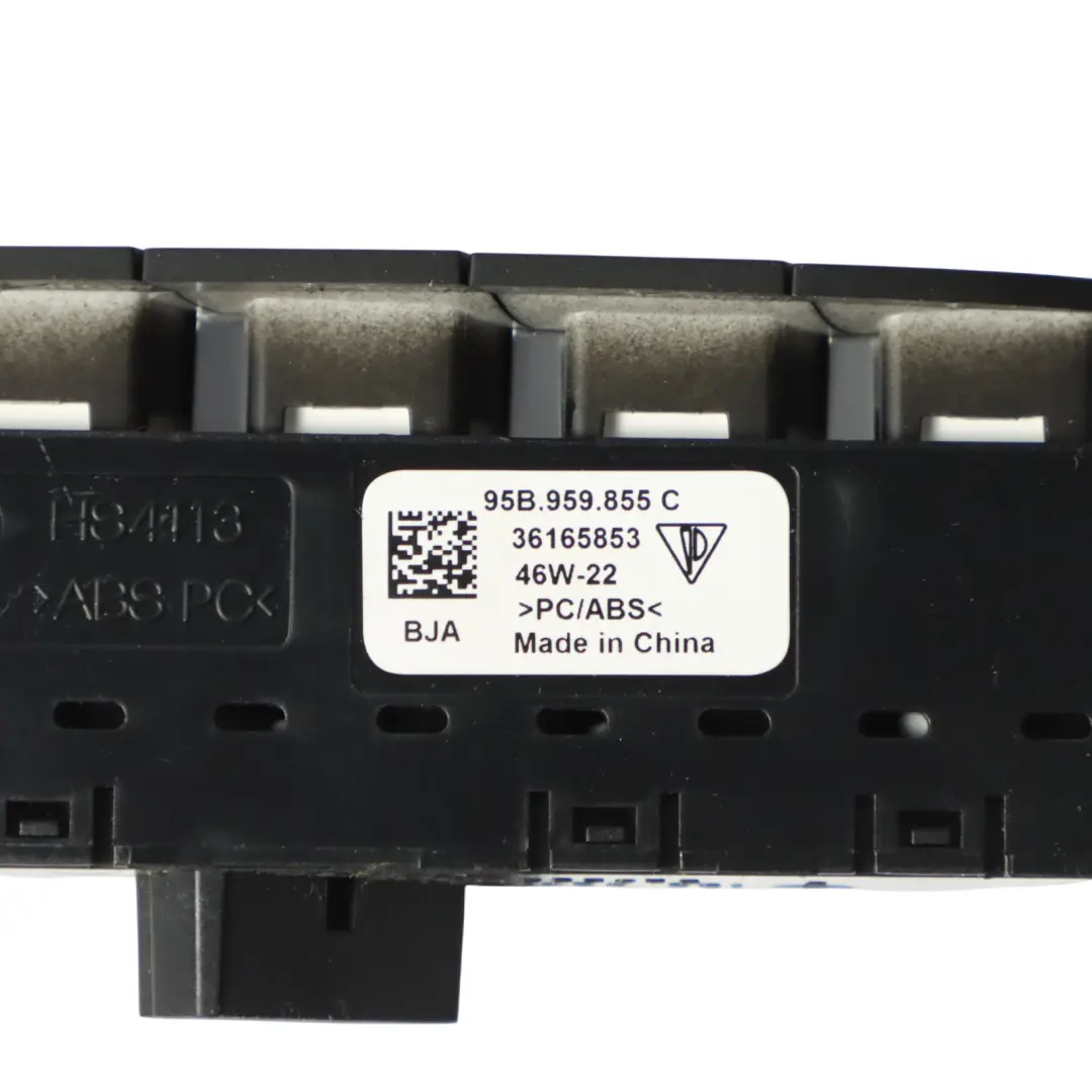 Porsche Macan 95B Seat Memory Switch Control Panel Driver's Side - SKU RHD-95B959855C - Part number 95B959855C