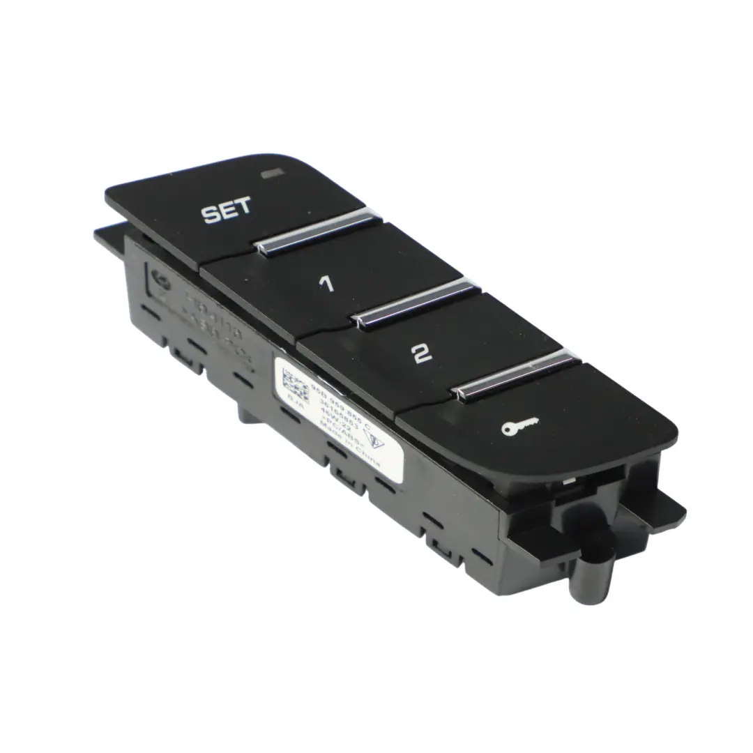 Memory Switch Control Panel Driver's Side to Porsche Macan 95B Seat with Part number 95B959855C Porsche Macan 95B Seat Memory Switch Control Panel Driver's Side - SKU RHD-95B959855C - Part number 95B959855C