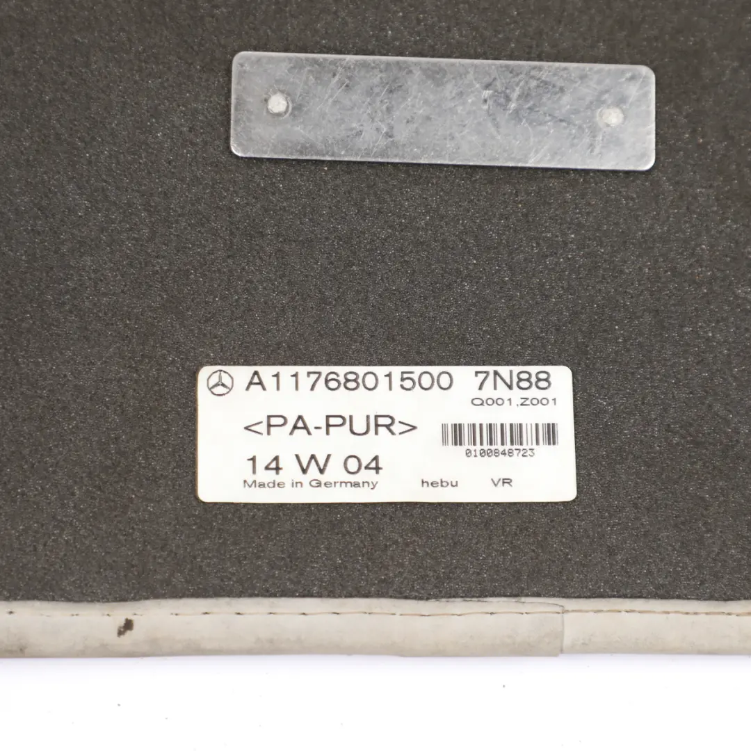 Mercedes W176 Floor Mats Carpet Cloth Fabric Cover Black SET X4 - SKU RHD-A1176801500-1 - Part number A1176801500