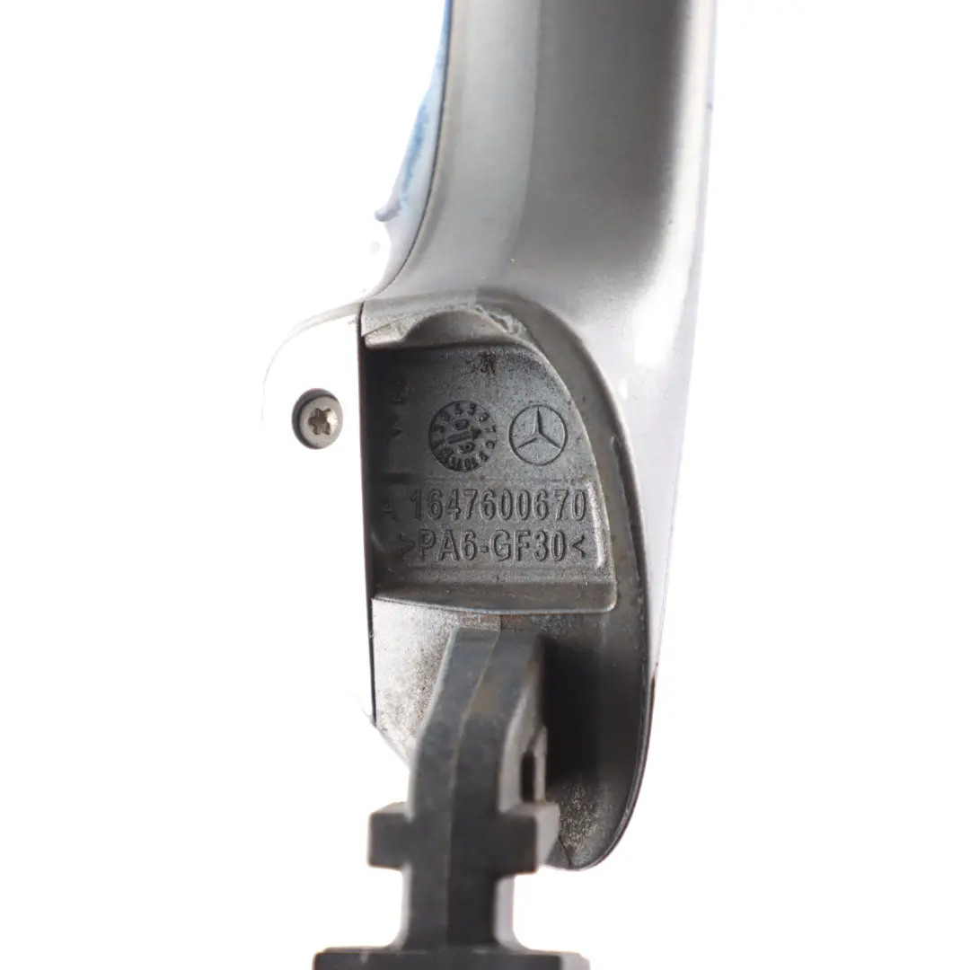 Mercedes ML W164 Door Grab Handle Front Right O/S Palladium Silver - 792 - SKU RHD-A1647600670-PAL - Part number A1647600670-PAL