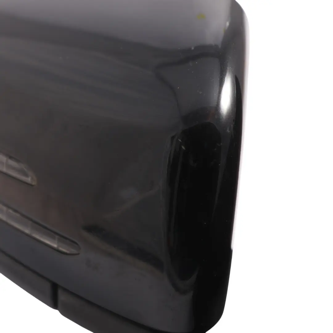 Mercedes W176 Door Wing Mirror Outside Power Fold Right O/S Kosmos Black - 191 - SKU RHD-A1768100200-KB - Part number A1768100200