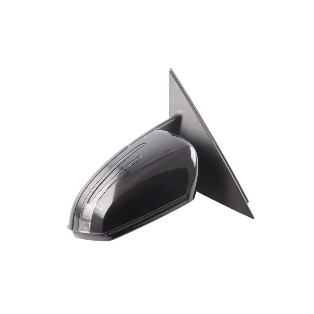Mercedes W204 Wing Mirror Power Fold Auto Dip Door Left N/S Obsidian Black 197 - SKU RHD-A2048103976-OB1 - Part number A2048103976