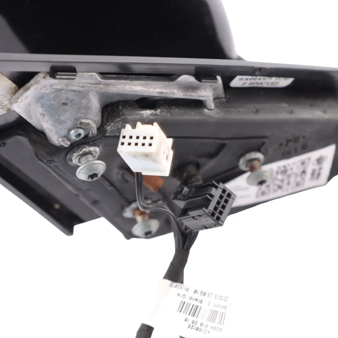 Mercedes W204 Wing Mirror Power Fold Auto Dip Door Left N/S Obsidian Black 197 - SKU RHD-A2048103976-OB1 - Part number A2048103976