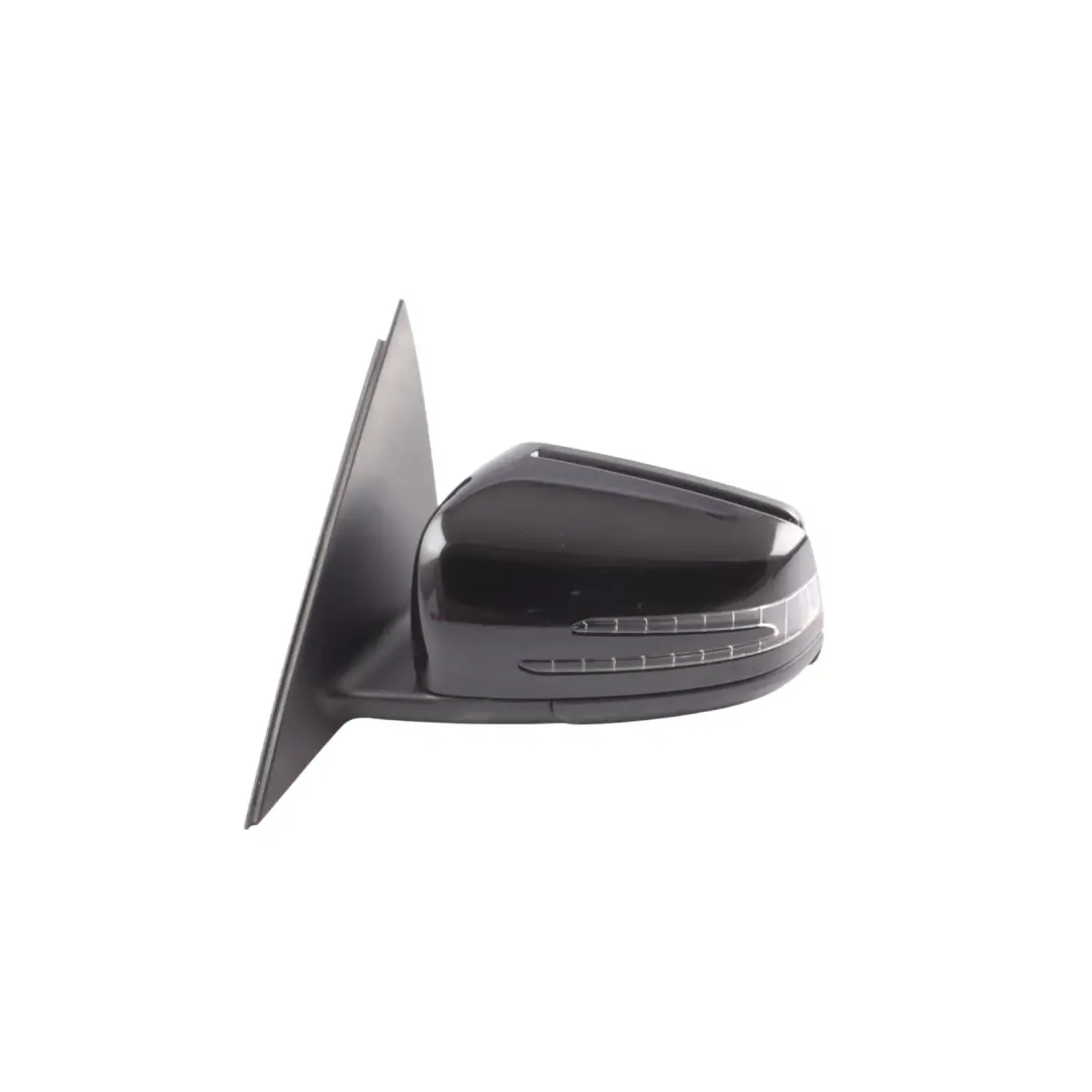Mercedes W204 Wing Mirror Power Fold Auto Dip Door Left N/S Obsidian Black 197 - SKU RHD-A2048103976-OB1 - Part number A2048103976