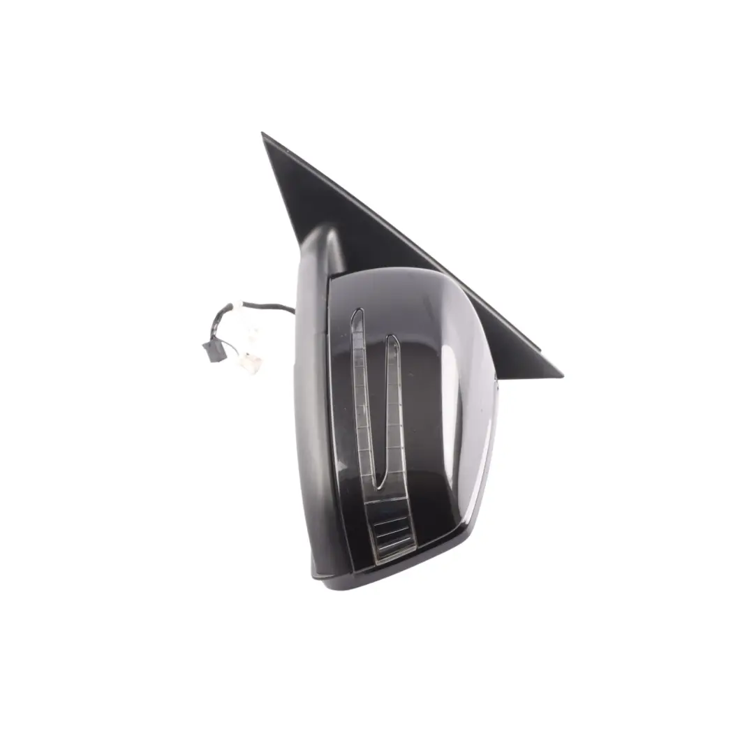 Mercedes W204 Wing Mirror Power Fold Auto Dip Door Left N/S Obsidian Black 197 - SKU RHD-A2048103976-OB1 - Part number A2048103976
