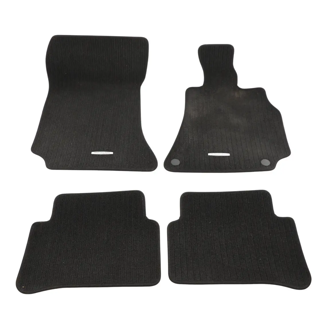 Mercedes W212 Floor Mats Set AMG Interior Front Rear Cover Black A2126802848