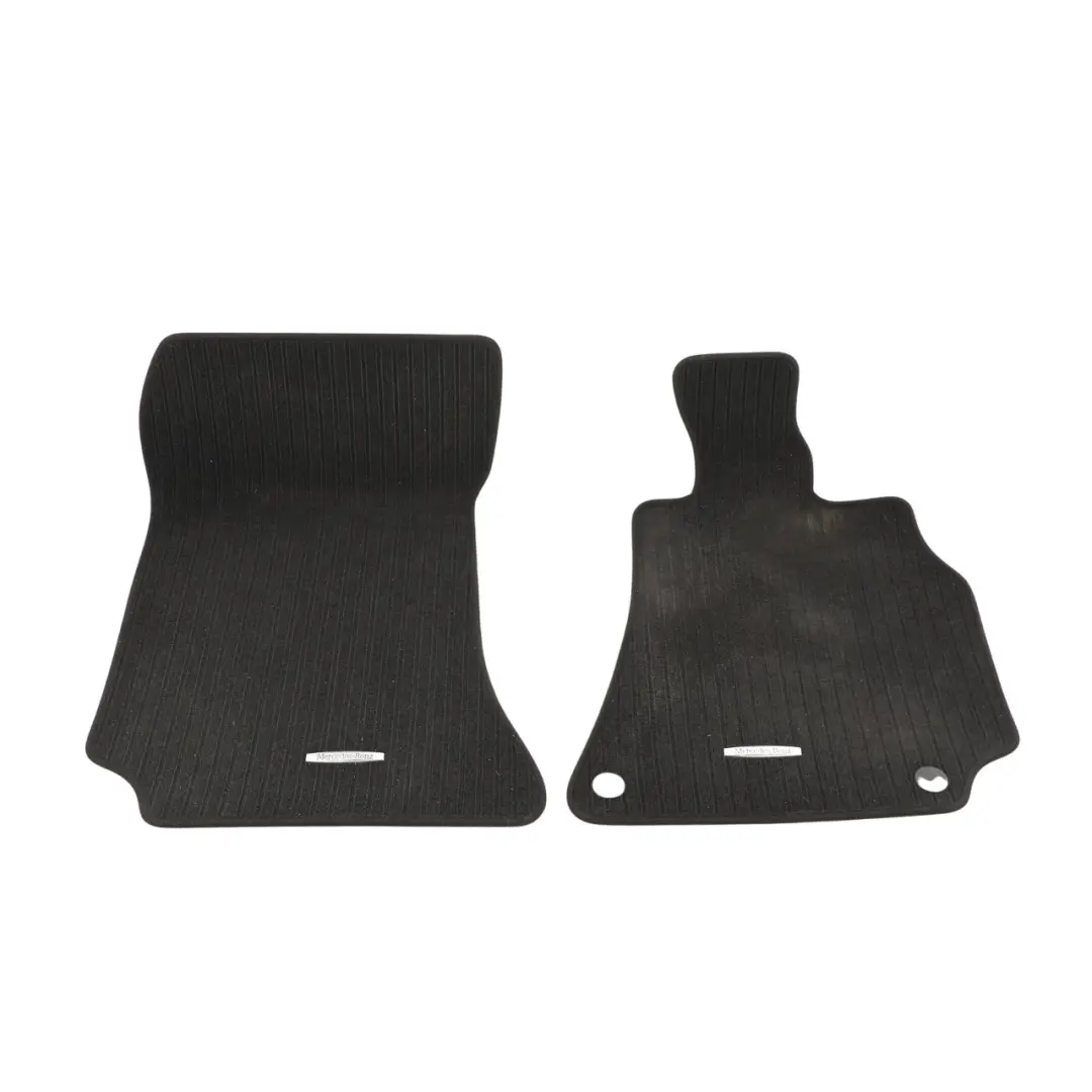 Mercedes W212 Floor Mats Set Interior Front Rear Cover Black - SKU RHD-A2126802848 - Part number A2126802848