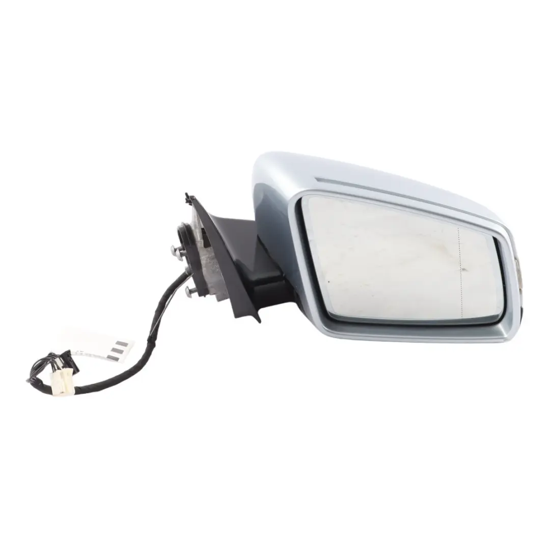 Mercedes W212 Door Wing Mirror Glass Right O/S Diamond Silver Metallic - 988 - SKU RHD-A2128100476-DSI - Part number A2128100476