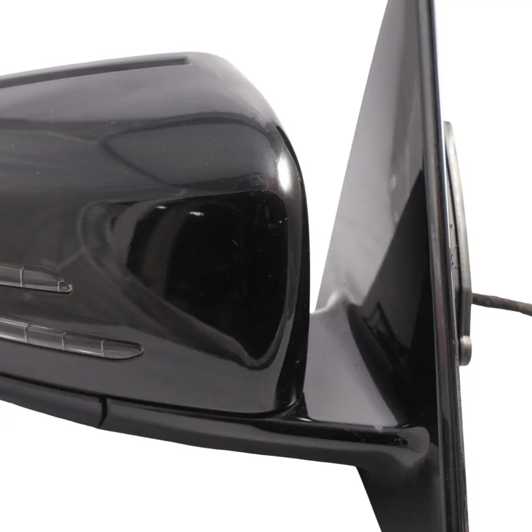 Mercedes W212 Wing Mirror Door Auto Dip Right O/S Obsidian Black 197 - SKU RHD-A2128101876-OB1 - Part number A2128101876