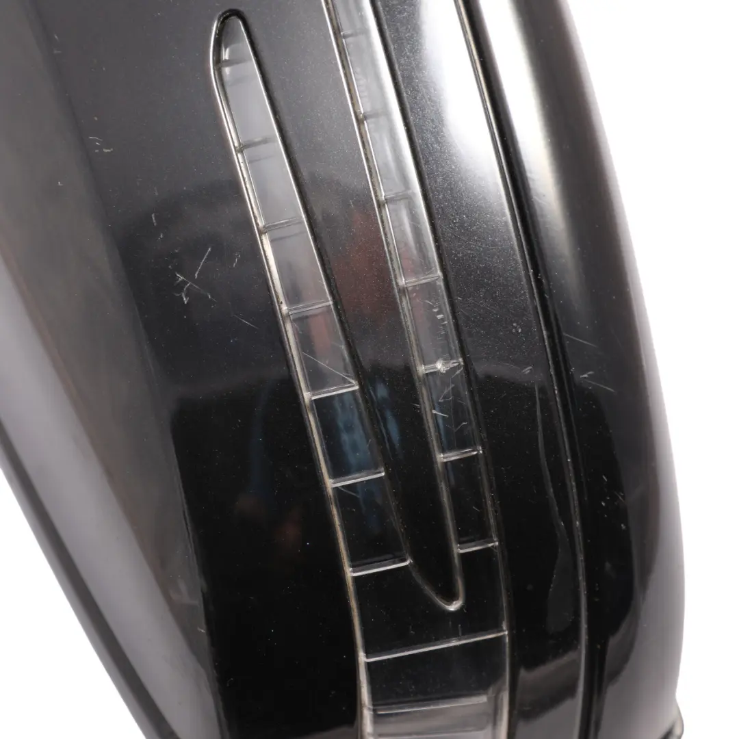 Mercedes W212 Wing Mirror Door Auto Dip Right O/S Obsidian Black 197 - SKU RHD-A2128101876-OB1 - Part number A2128101876