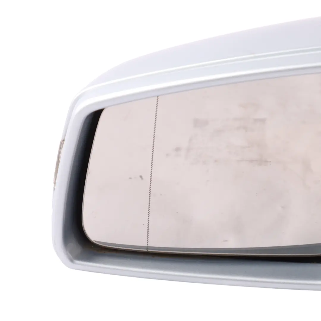 Mercedes W212 Door Wing Mirror Glass Left N/S Diamond Silver Metallic - 988 - SKU RHD-A2128102176-DSI - Part number A2128102176