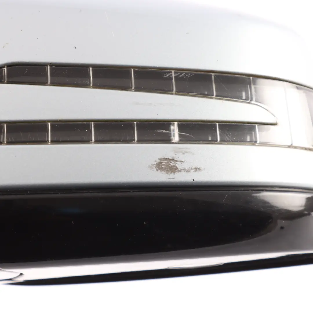 Mercedes W212 Door Wing Mirror Glass Left N/S Diamond Silver Metallic - 988 - SKU RHD-A2128102176-DSI - Part number A2128102176