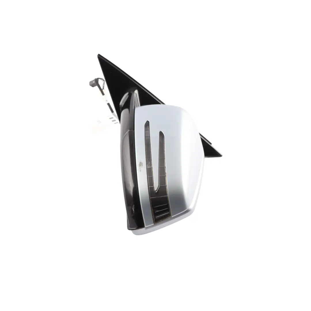 Mercedes W212 Door Wing Mirror Glass Left N/S Diamond Silver Metallic - 988 - SKU RHD-A2128102176-DSI - Part number A2128102176