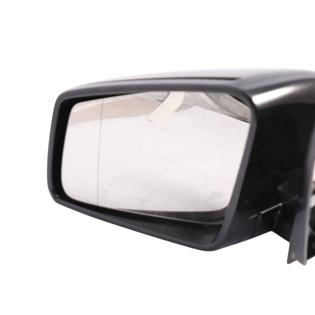 Mercedes W212 Wing Mirror Door Auto Dip Left N/S Obsidian Black 197 - SKU RHD-A2128102176-OB - Part number A2128102176
