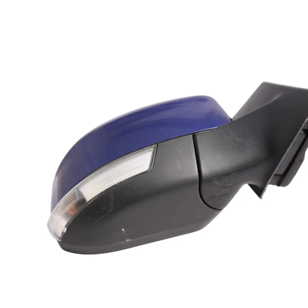 Ford Focus Mk3 Door Wing Mirror Right O/S Deep Impact Blue - J4 - SKU RHD-BM51-17682-KF-DIB - Part number BM51-17682-KF
